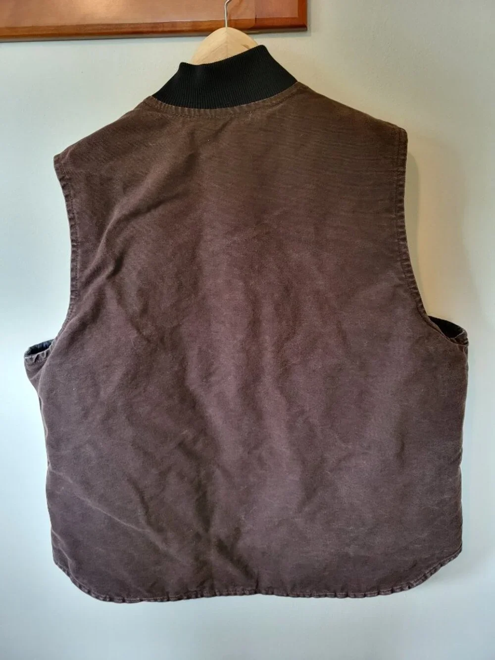 Carhartt sandstone duck cloth vest